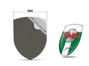 GMC Striscione Parabrezza Auto Edizione Premium Regolabile